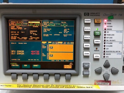 HP / Agilent 37718A OmniBER 718A Communications Performance