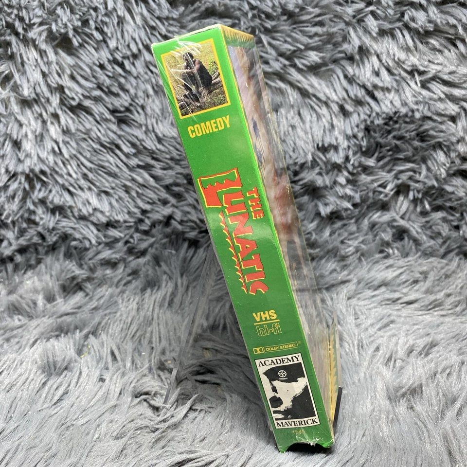 The Lunatic VHS Tape Academy Island Pictures Paul Campbell Julie Wallace RARE - Image 3 of 4