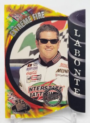Labonte Fire 1999 Press Pass Premium BOBBY LABONTE Extreme Fire Die Cut Insert #FD6A ...