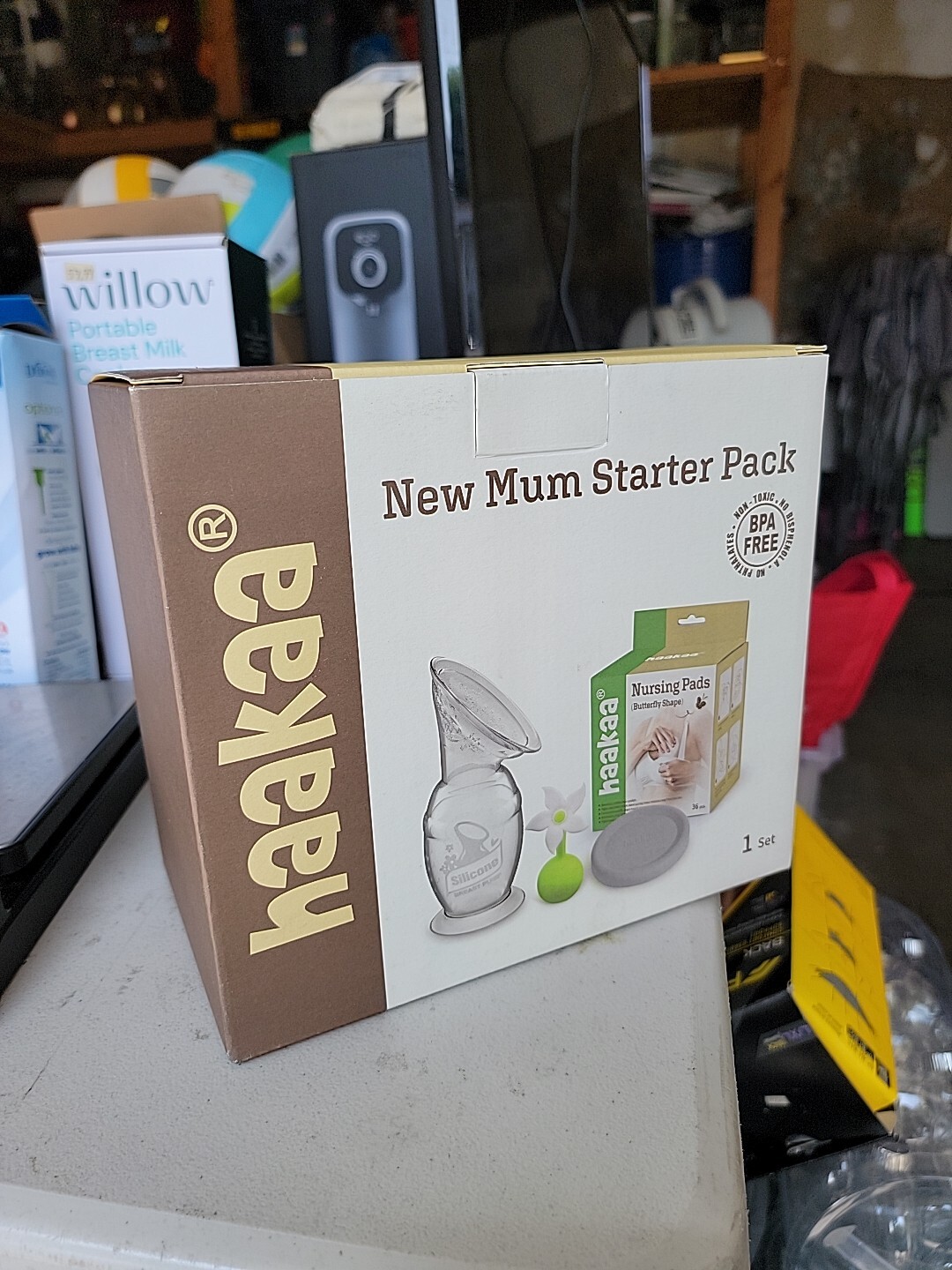 HAAKAA NEW MUM MOM BREAST MILK PUMP STARTER KIT - NEW
