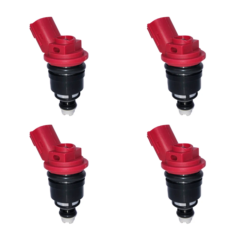 4 piezas inyectores de combustible OE 16600-53J00 FJ356 aptos 91-99 Nissan 240SX Nissan Altima Foto 2 de 4
