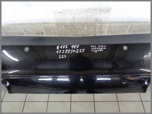 Mercedes Benz R172 SLK PDC Stoßstange HINTEN 197 Schwarz 1728850225 S27 Original - Picture 3 of 5