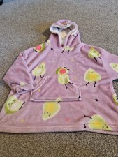 Girl's Purple Avocado Snuggle Hoody Size Xxs-xs