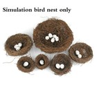 Simulation Twig Bird Nest Easter Rattan Nesting for Garden Party Wedding Crafts
