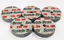 (5) 3M Scotch-Brite EXL Unitized Wheel 2"x1/2"x1/4" 4S Fine