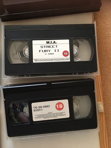 7x Vintage Martial Arts Big Box Ex Rental VHS Film Cassette Tapes Bundle - Picture 21 of 21