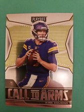 2021 PANINI PLAYOFF CALL TO ARMS KIRK COUSINS MINNESOTA VIKINGS FOOTBALL