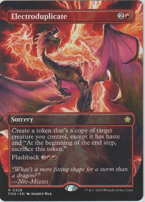MTG - Foundations - Elecroduplicate *Borderless*
