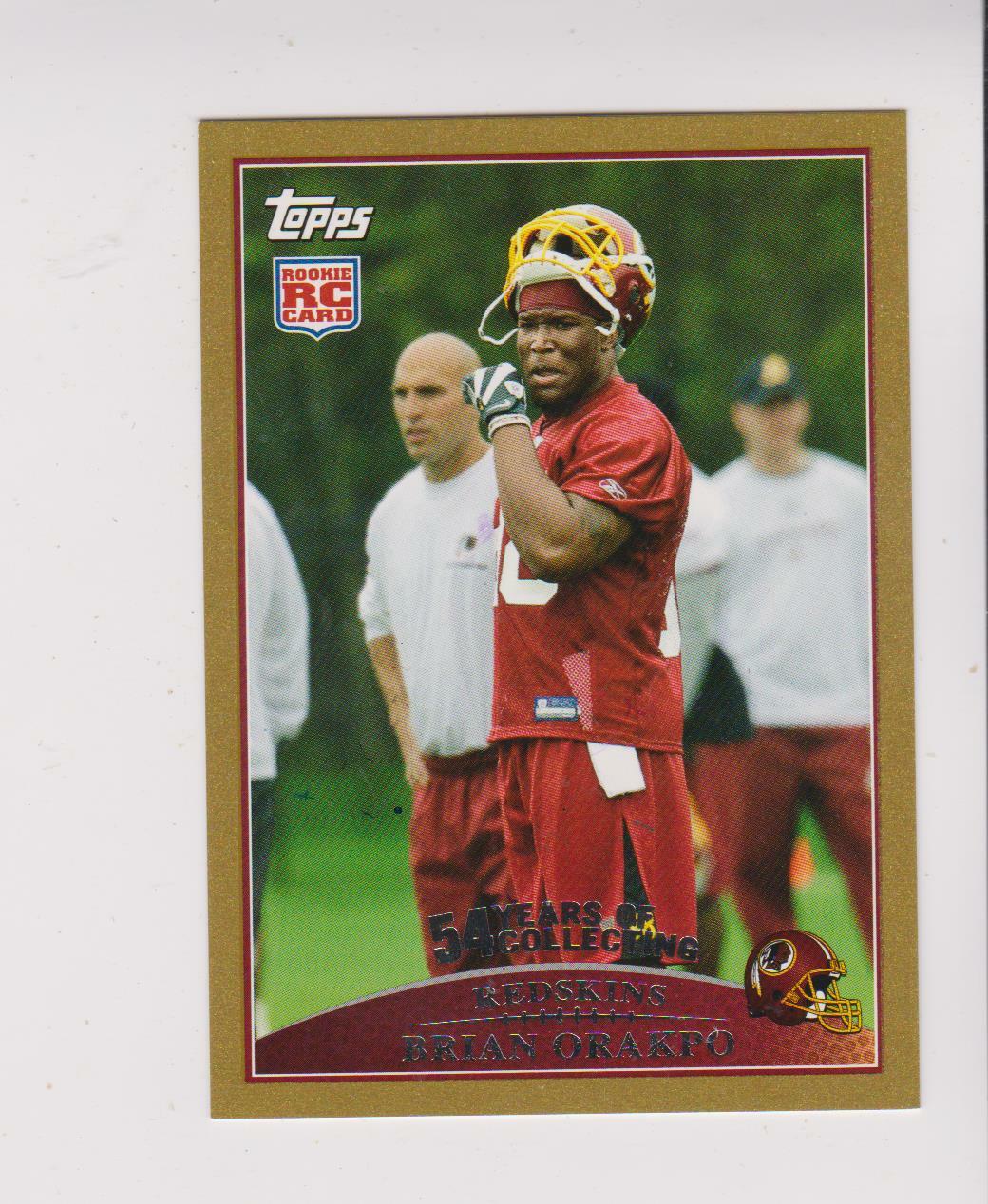 Brian Orakpo Topps #347 Gold