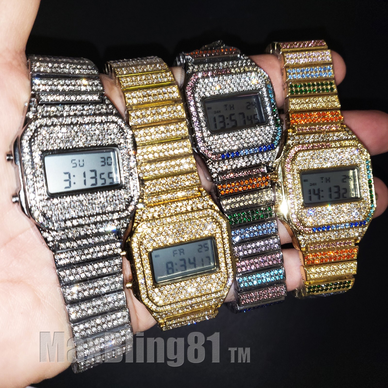 Наручные часы DIGITAL ICED STAINLESS STEEL