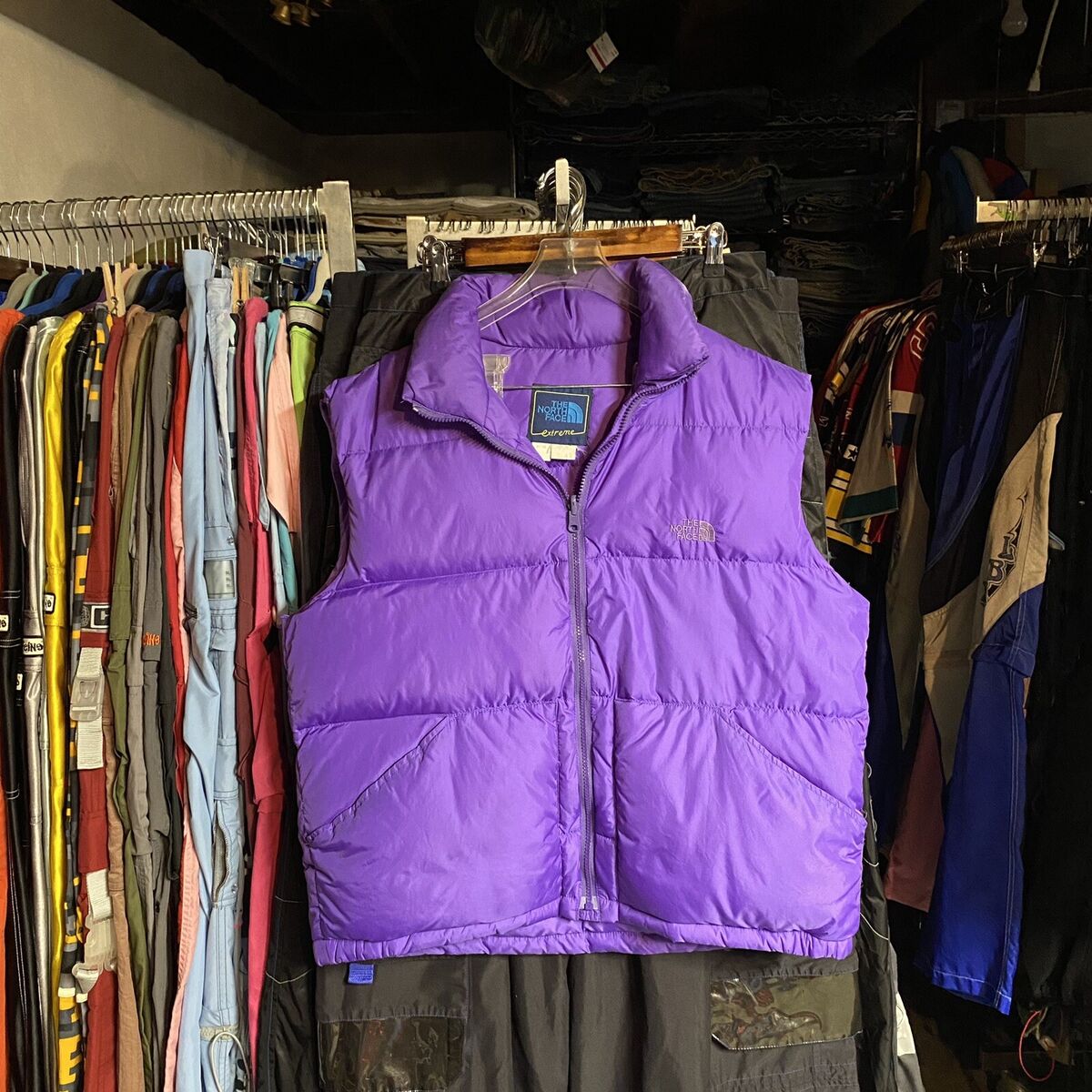 Vintage 90s The North Face Extreme Zip Vest Down Puffer Vintage 90s The North Face Extreme Zip Vest Down Puffer