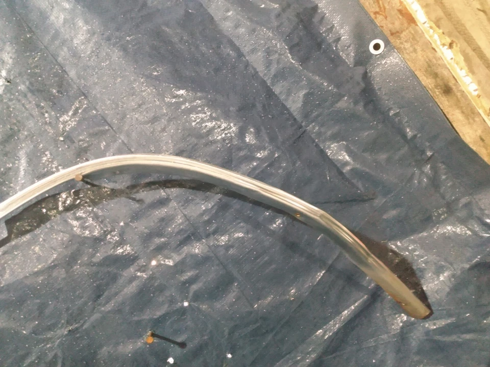 Cadillac Eldorado 1977 1978 OEM guardabarros delantero moldura de rueda abierta - conductor izquierdo Foto 3 de 4