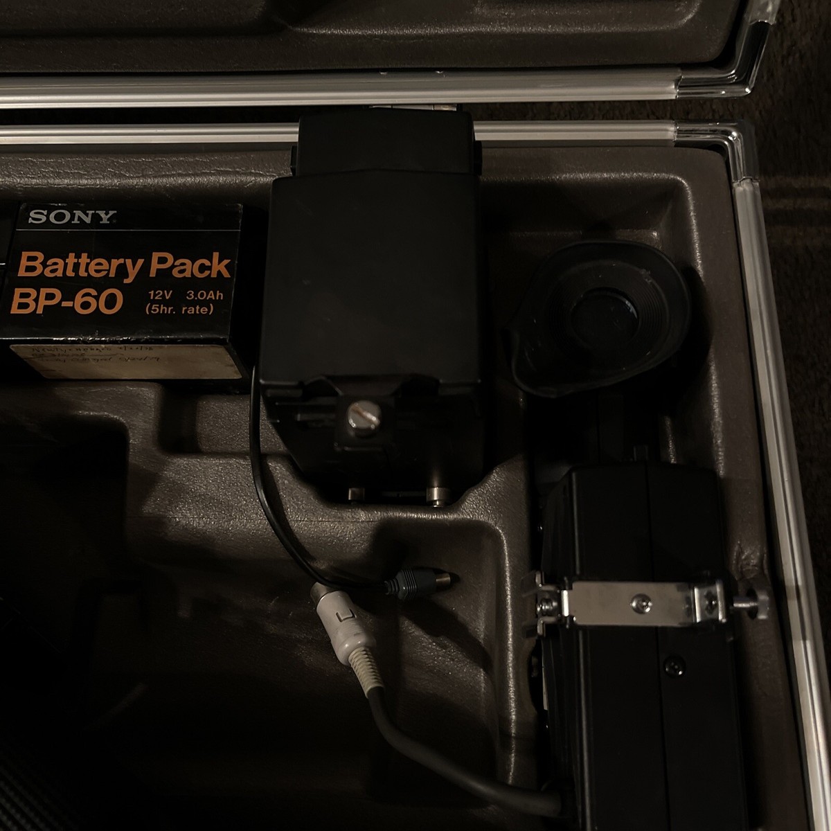 Vintage Sony DXC-1610 Video Camera With Original Case and