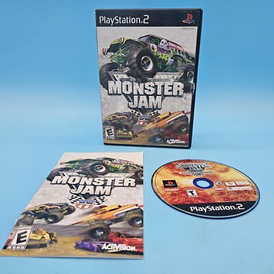 Monster Jam (Sony PlayStation 2, 2007) CIB Complete w/Manual PS2