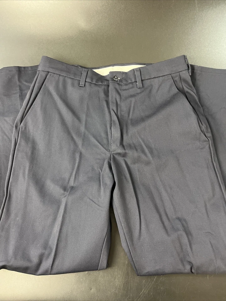 Bulwark FR Pants Mens 34x33 Navy Blue Black Protective Flame Resistant Workwear - Image 3 of 4