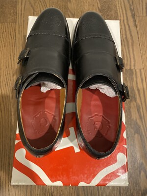NEW NIB Grenson England Black Dress Shoes Ellery US 8 UK 7  display picture 1