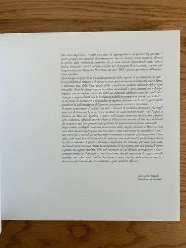 RESTITUZIONI 2002 CAPOLAVORI RESTAURATI EDIZIONE INTESA BCI 2002 - Imagen 4 de 14