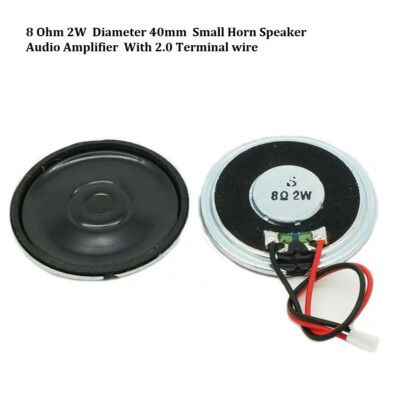 Ohm 2W Diameter 40mm Small Horn Speaker Audio Amplifier