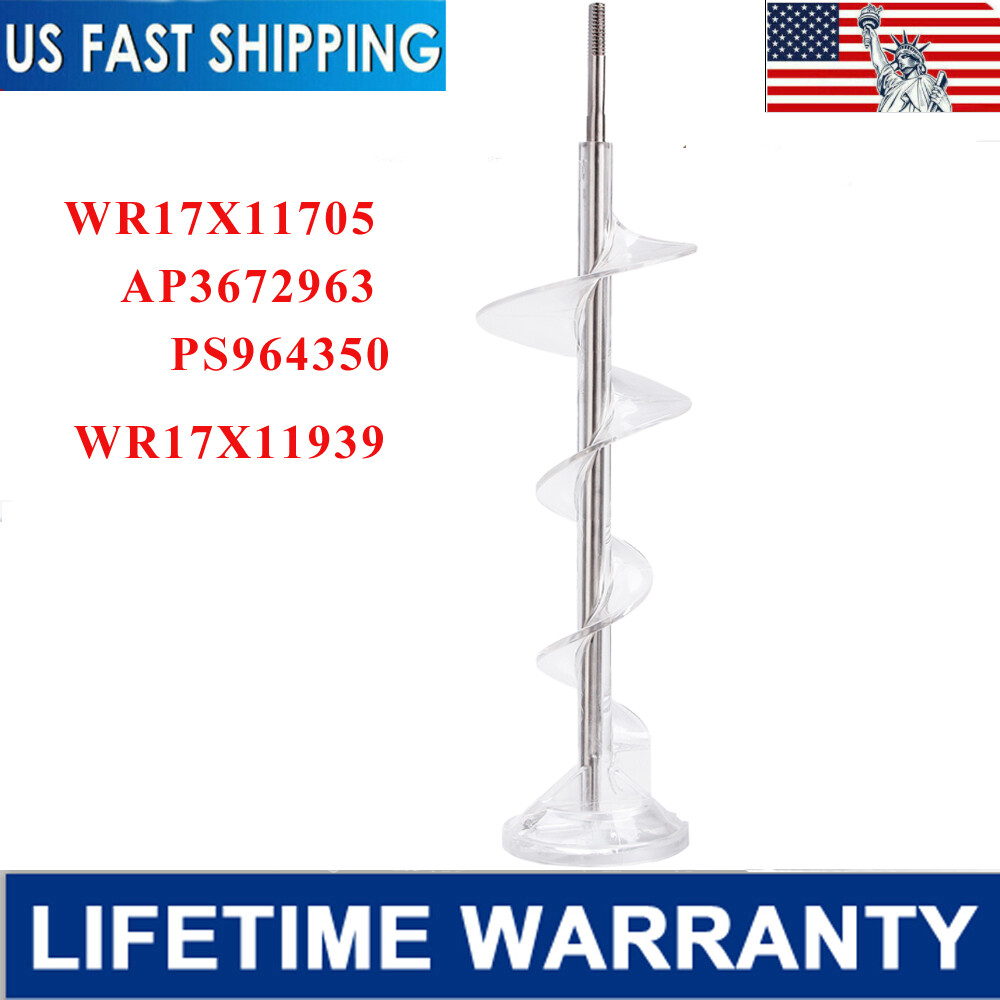 WR17X11705 Ice Buckets For GE Refrigerator Ice Maker Auger AP3672963