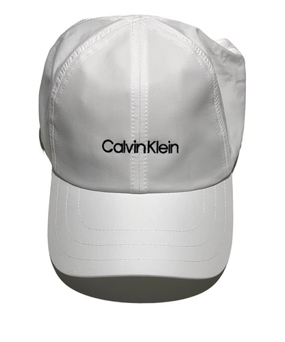 Calvin Klein Women Hat Cap CK Logo 35253326100FA White One Size