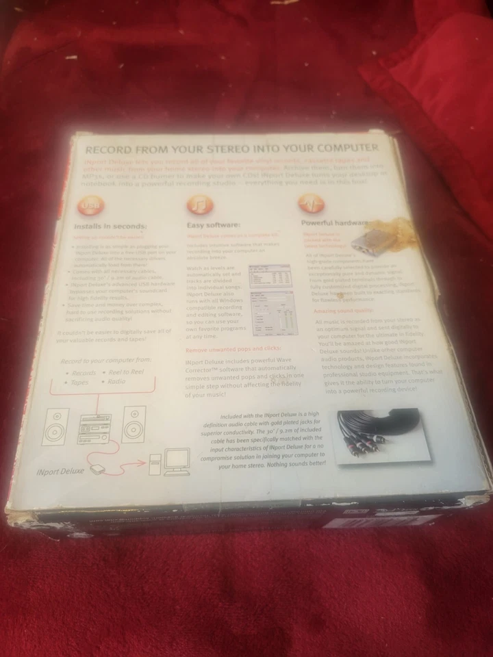 New Vintage Xitel Import Deluxe Stereo To PC Audio Recording Kit Converter - Image 2 of 4