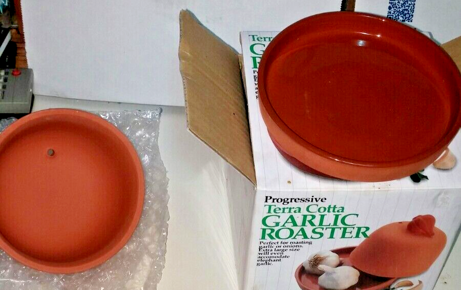Terra Cotta Grande Garlic Roaster eBay