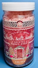  NEW CRYSTAL CANDY ROSE  BATH SALT SOAK  Bath  Body Works  SHIPS FREE 
