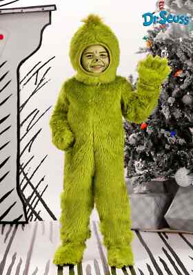 Seuss Grinch Toddler Open Face Costume