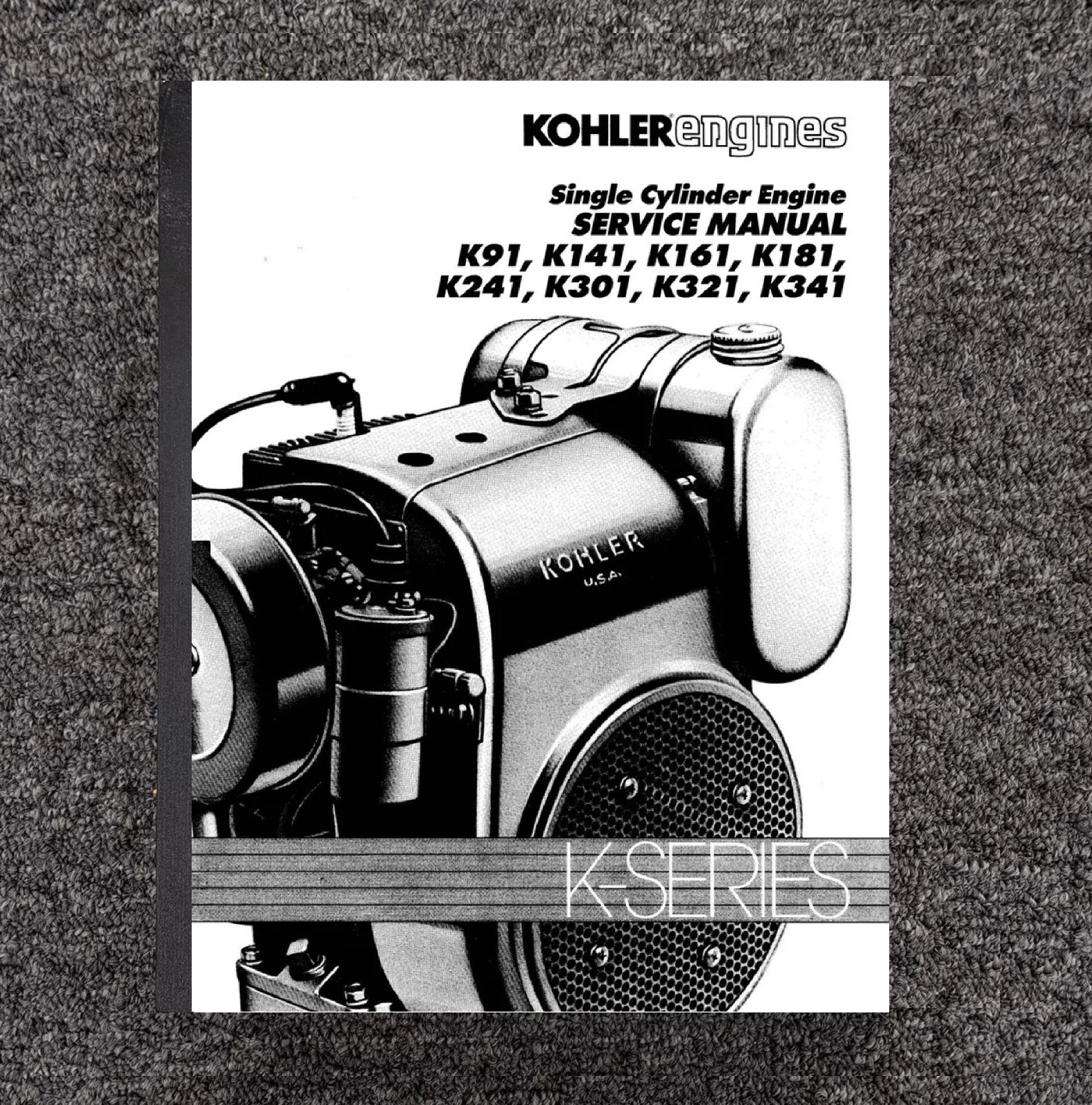 Engine Service Manual Kohler K Series K90 K91 K141 K161 K181 K241 K301 K321