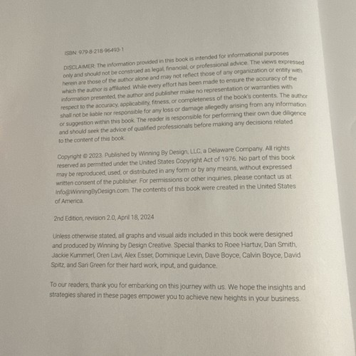 Revenue Architecture by Jacco Van Der Kooij First Edition Book Hardcover - Picture 6 of 7