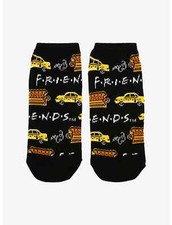 New Friends TV Show No-Show Socks Taxi / Central Perk Couch HYP