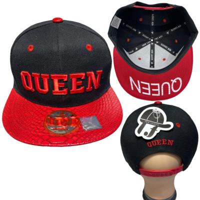 QUEEN 3D Embroidered Hip Hop Snapback Adjustable Baseball Cap Hats LOT  1-12pcs