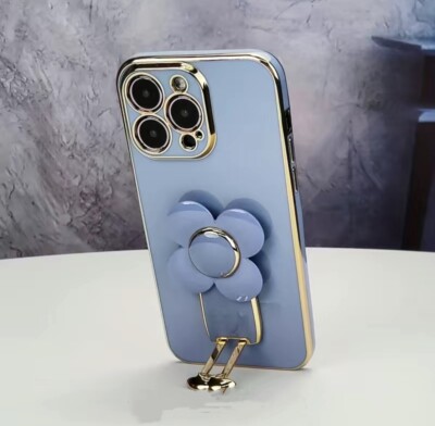 Phone Case Decompress Mood Rotatable Flower For IPhone 13 Pro Max