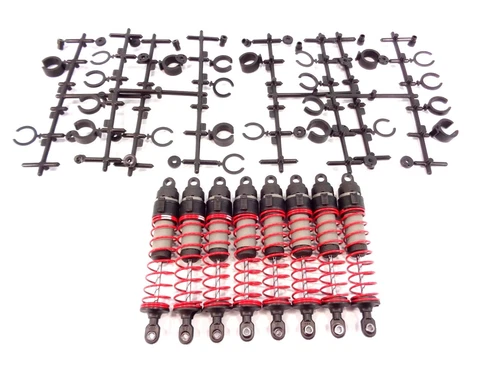 Traxxas T-Maxx 3.3 4907 Complete Set of Shocks Springs Suspension Tuners E-Maxx