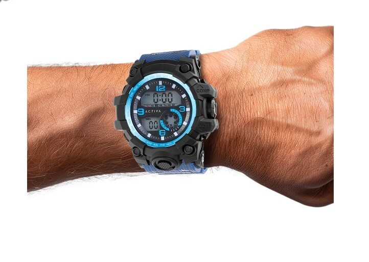 Invicta Activa Digital Orologio Uomo Quarzo - Cassa In Plastica 54mm, Quadrante Rosso, Resistenza 10 Bar, Garanzia 2 Anni - 4