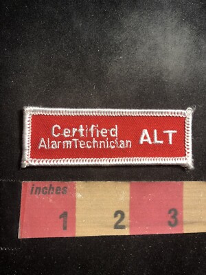 Tab Patch ALT CERTIFIED ALARM TECHNICIAN 00ML