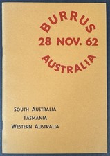 Burrus, Australia, Robson Lowe, #Sale 2209-2211, Nov 28, 1962, Auction Catalog