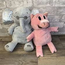 Piggie Piggy & Elephant Plush Stuffed Animal Kohls Cares Mo Willems 4269