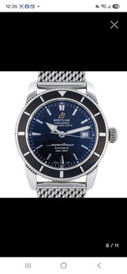Breitling Superocean Heritage schwarzes Zifferblatt Herrenuhr - A17321