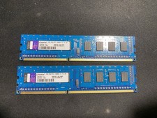Kingston Memory Ram 2x 2GB 1Rx8 PC3-10600U -9-10-A0 two sticks 4GB total 
