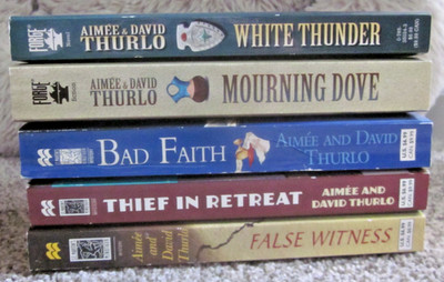 AIMEE & DAVID THURLO MYSTERY BOOK LOT / 5 PB / ELLA CLAH & SISTER AGATHA MYSTERY