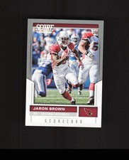 2017 Score #76 Jaron Brown  Football Card