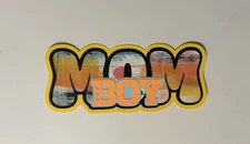 Boy Mom Scrapbook Title Handmade Paper Pieced Die Cut