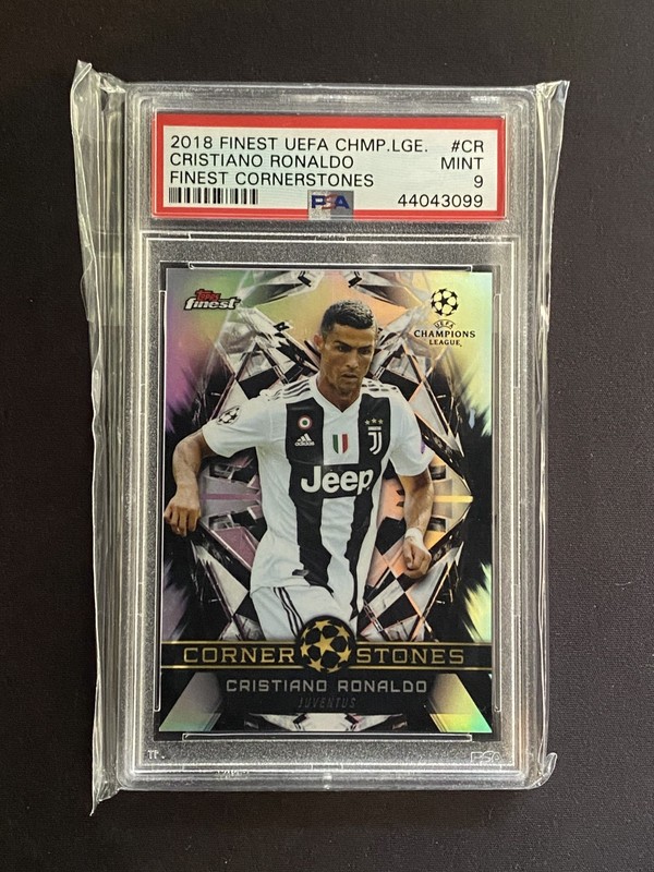 2018 Cristiano Ronaldo Topps Finest UEFA PSA 9! Finest Cornerstones! Nice Card!!