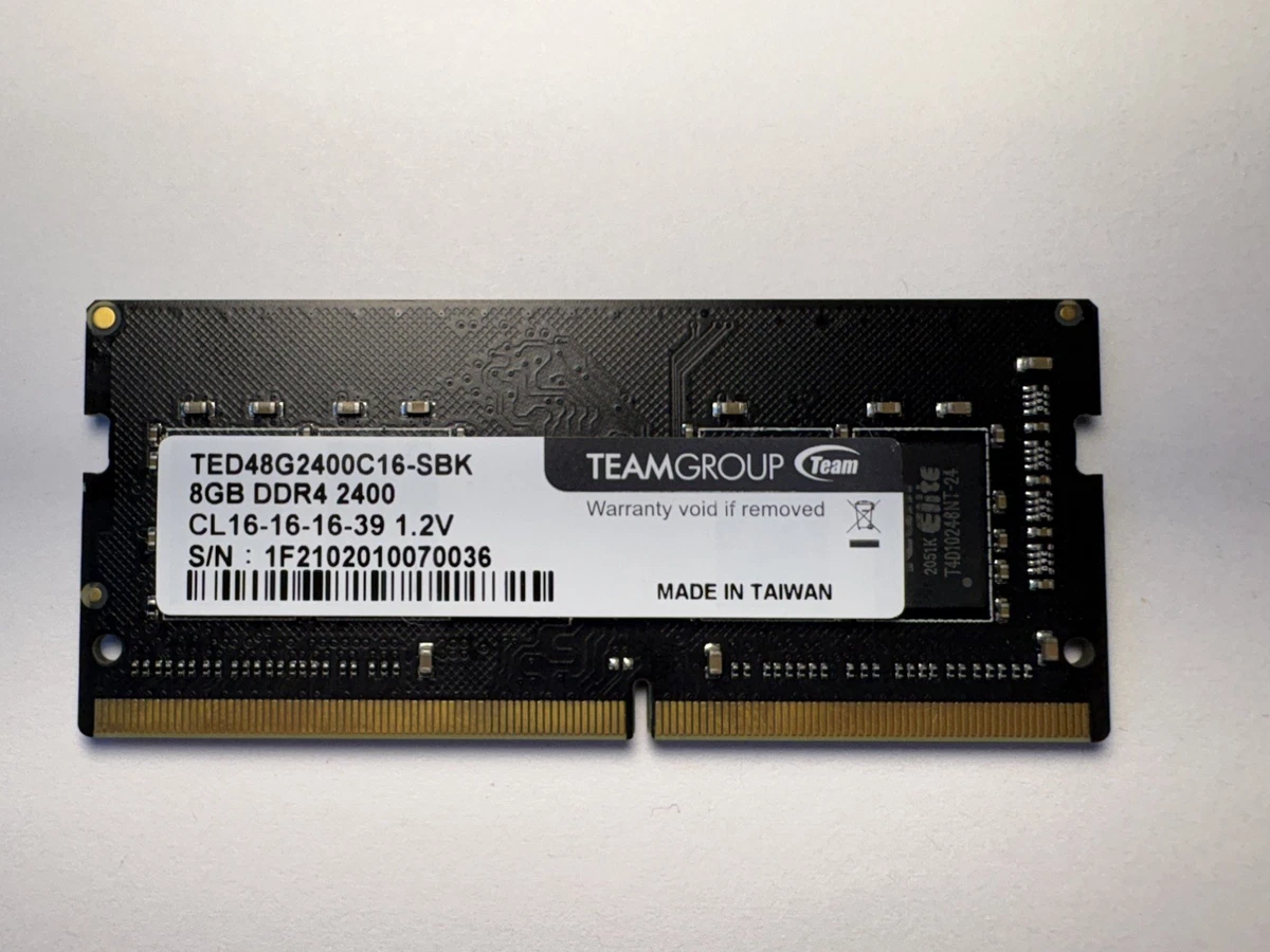 Team Group PC4-19200 (DDR4-2400) Bus Speed DDR4 SDRAM Memory (RAM