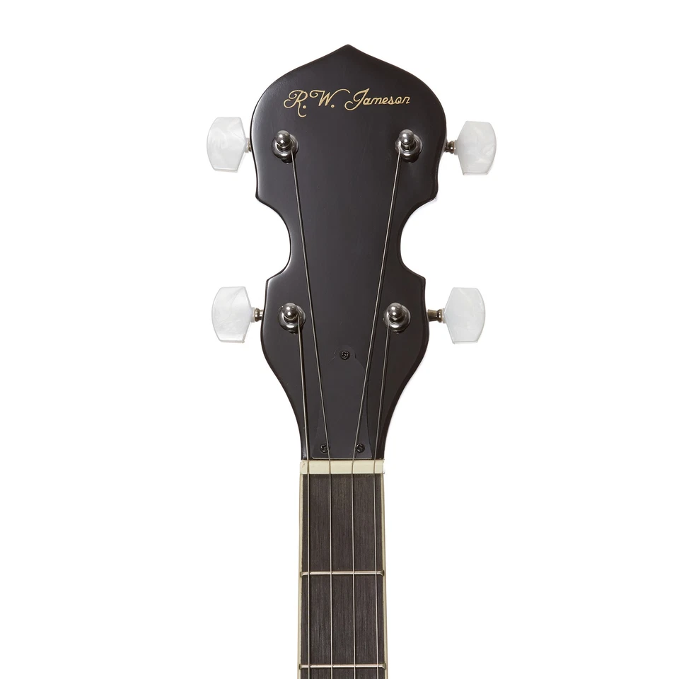 5-String Banjo Guitar 24 Bracket with Closed Solid Back and Geared 5th Tuner - Image 4 of 4