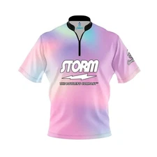 *Best Gift* Custom Storm Cotton Candy Skies Bowling Jersey - All Size