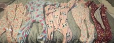 24 one piece month pajamas girls fleece (set of 5)