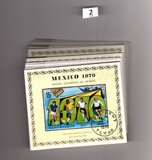 / 100X CHAD 1970 - CTO - IMPERF - SPORTS - SOCCER - SPACE - MEXICO 