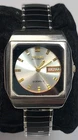 RARE Seiko 6309-595A Men's Automatic Watch 21J Day Date Hadley Roma Band Vintage